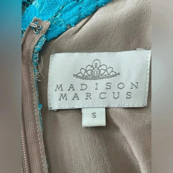 Madison Marcus teal lace dress from Nieman Marcus - Picture 9 of 10